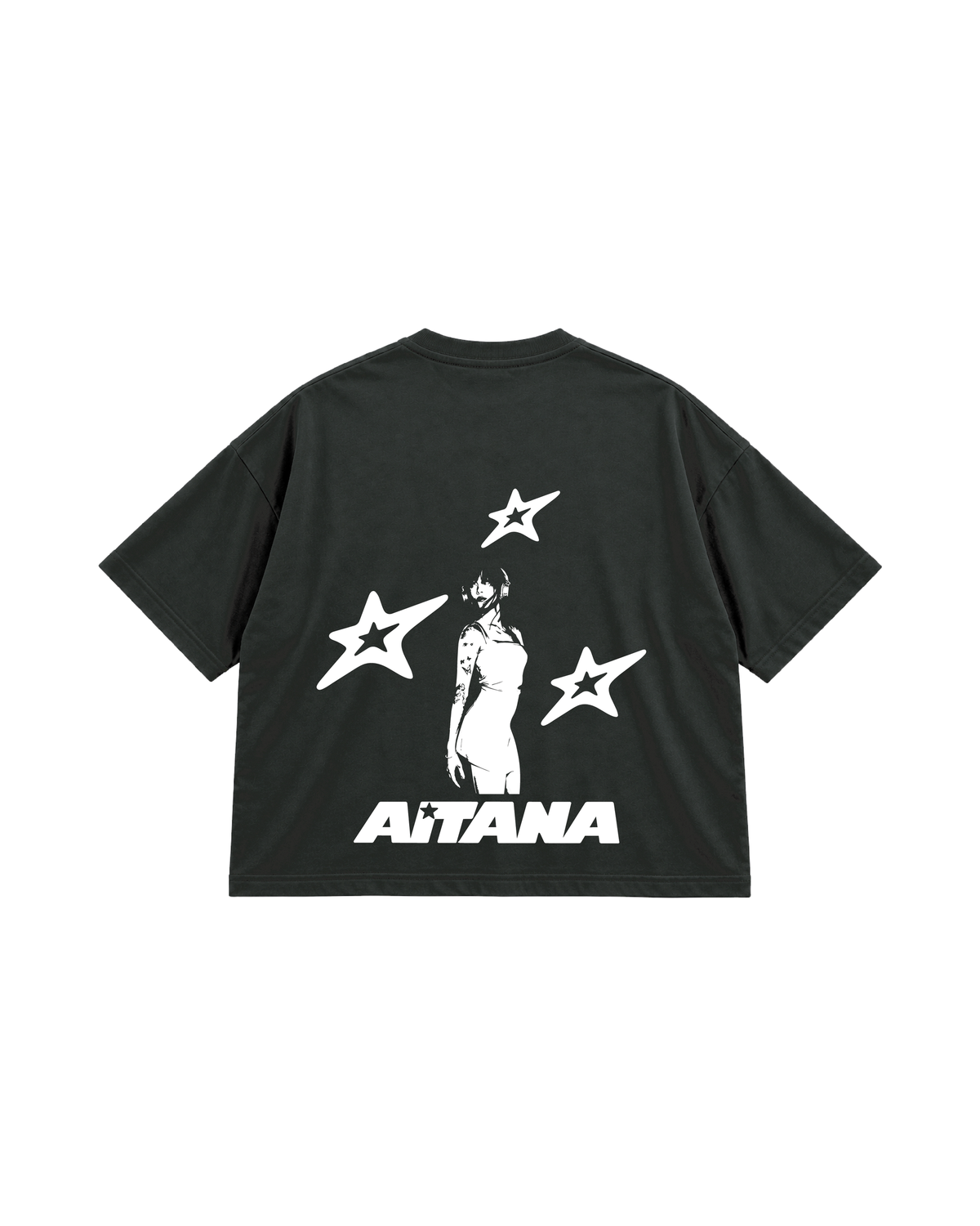 Camiseta Aitana Negra - espalda
