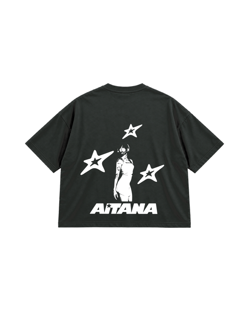 Camiseta Aitana Negra - espalda