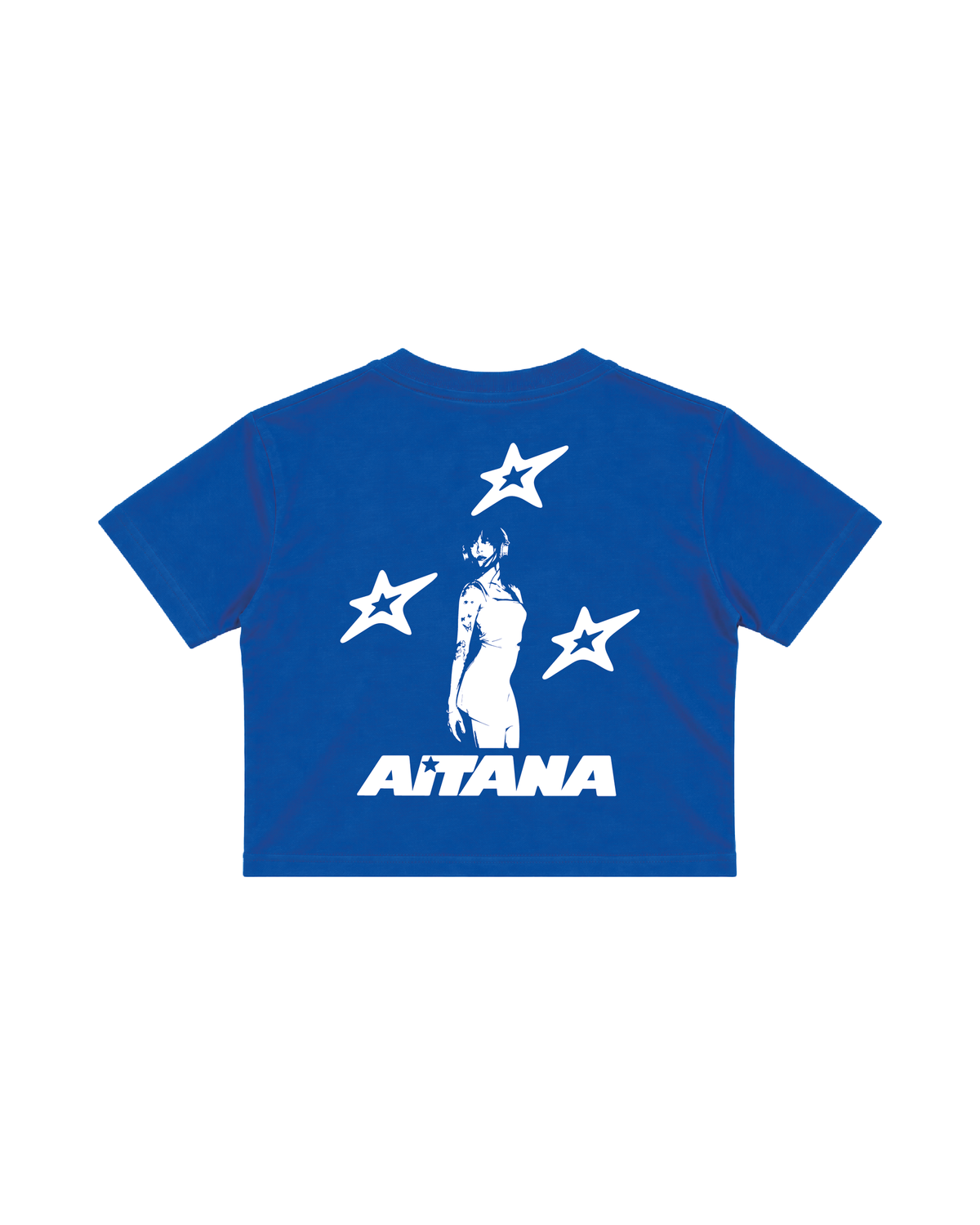 Crop Top Aitana Azul - espalda