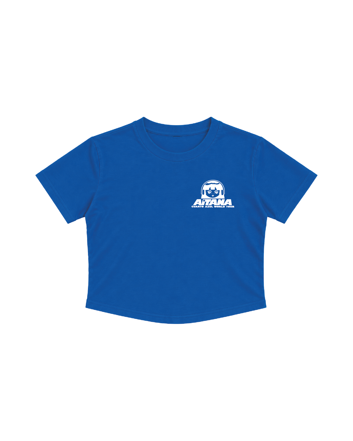 Crop Top Aitana Azul - frente