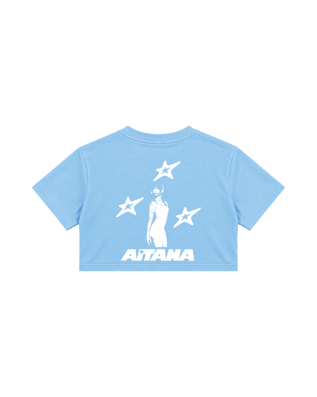 Crop Top Aitana Celeste - espalda
