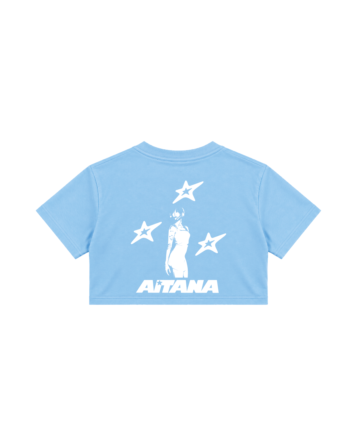 Crop Top Aitana Celeste - espalda