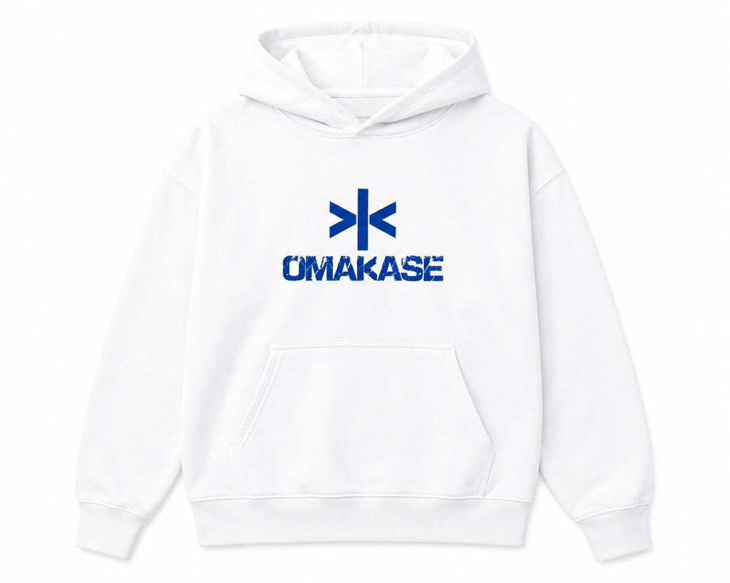 Hoodie Omakase Blanco - frente