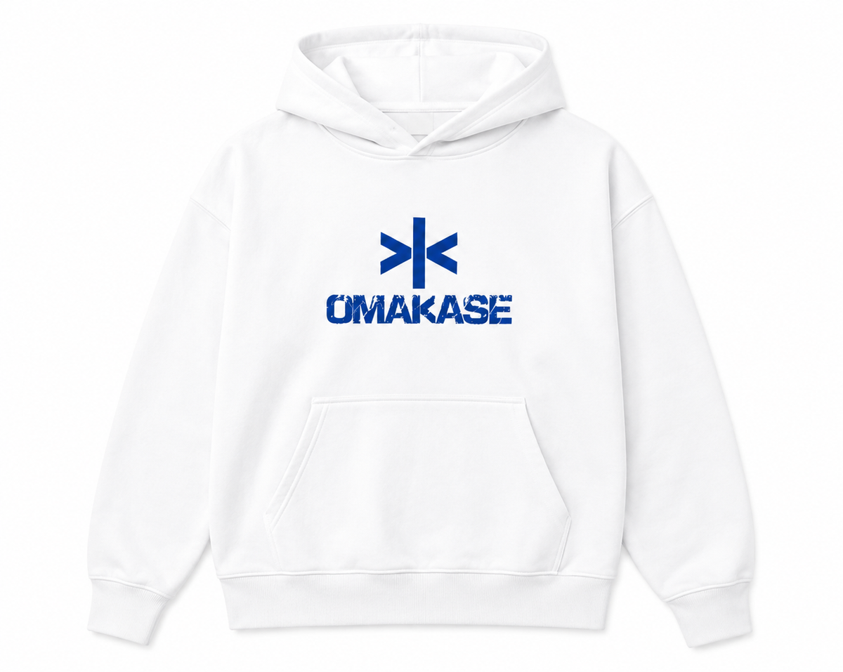 Hoodie Omakase Blanco - frente