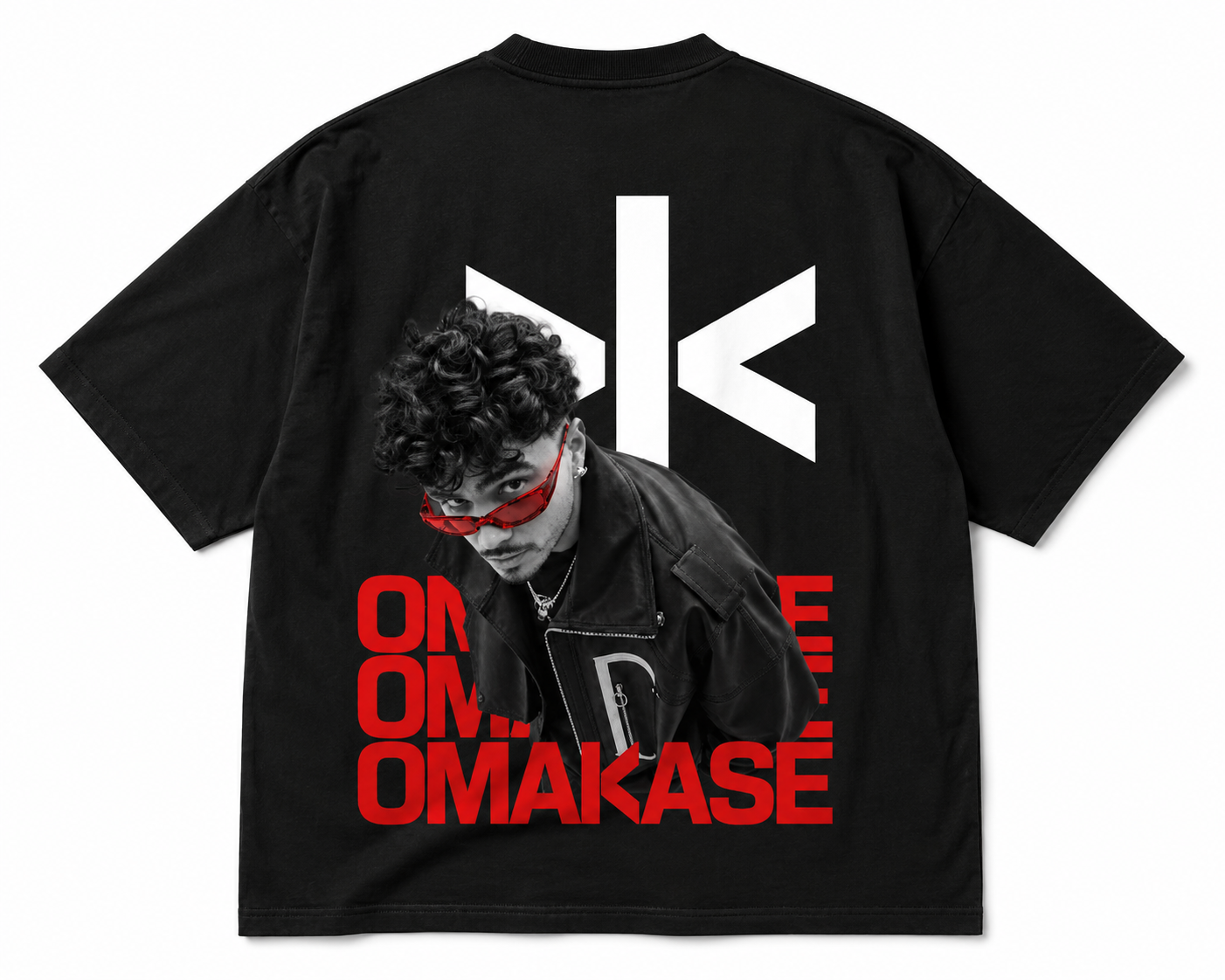 Camiseta Omakase Negra - espalda